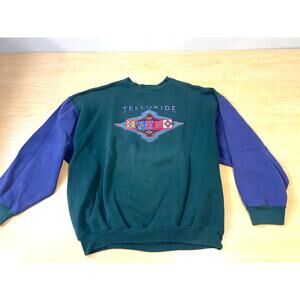 Vintage Telluride Sweatshirt 90s Womans Size‎ XL